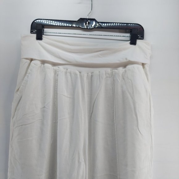 Soft Surroundings Fold Over Waist Pants Wide leg - Picture 11 of 11